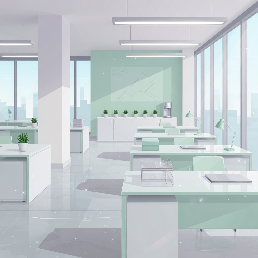 Sparkling commercial office space